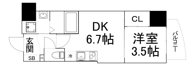 【間取り】 | SERENITE堺筋本町SUD