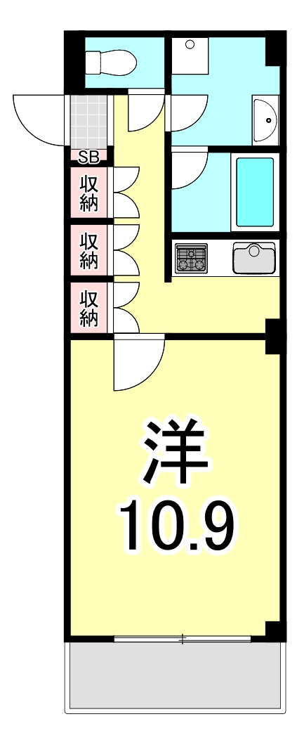 クレフ本山の間取り
