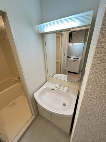 クラウンハイム北心斎橋フラワーコートの洗面所