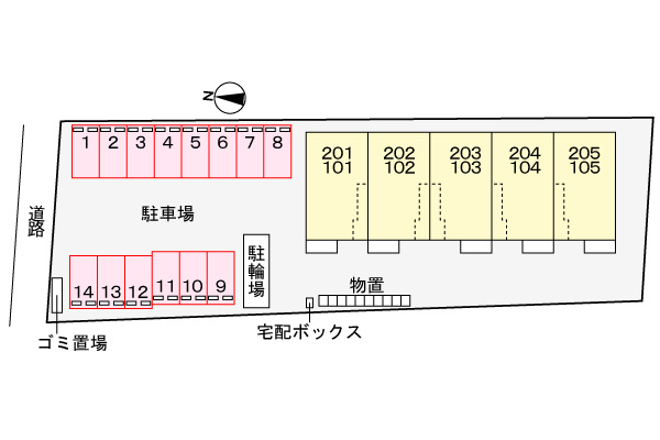レスポアールの区画図