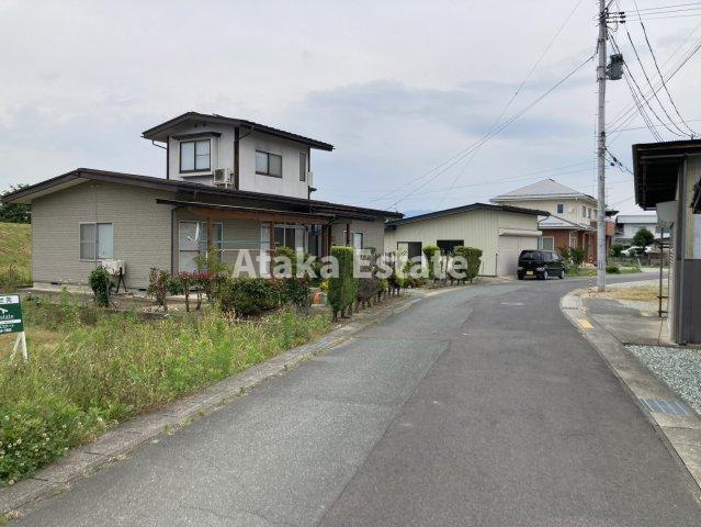 島南売り土地の前面道路含む現地写真