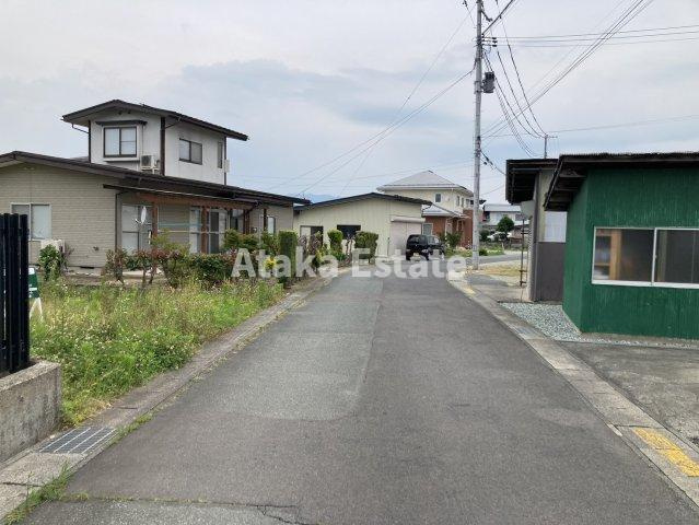 島南売り土地の前面道路含む現地写真