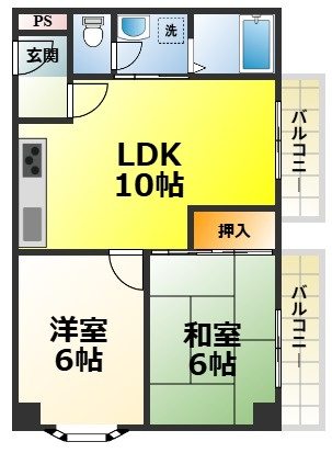 ABCライフ東岸和田の間取り
