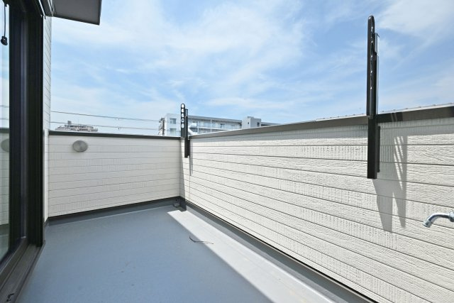 尼崎市浜3丁目中古戸建│2SLDK+駐車1台可（制限有）のバルコニー|-バルコニー(3F)-