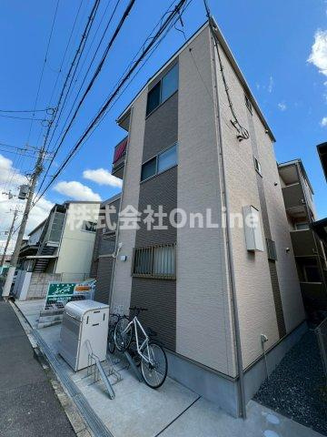 東大阪市上小阪１丁目のアパートの外観