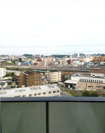 海老名市泉１丁目の賃貸マンションの展望|実際バルコニーからの眺望