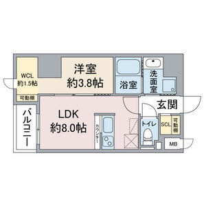The 9th Residence Sakae Sideの間取り