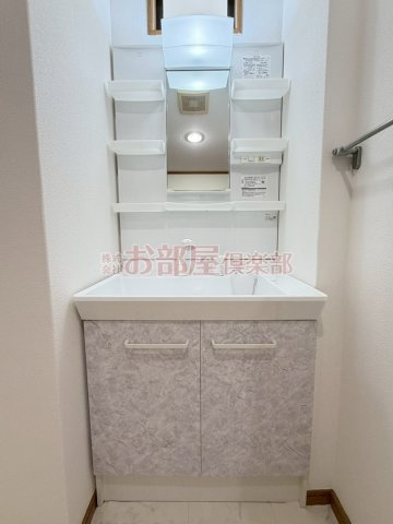 ヴィラ壱番館の洗面所|使いやすい洗面所です