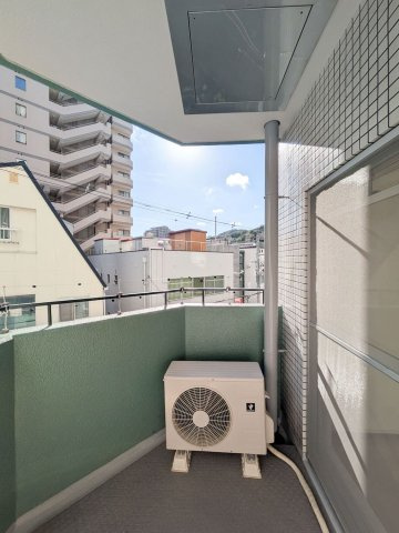 中山手セントポリアのバルコニー
