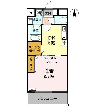 リヴェール鳳の間取り
