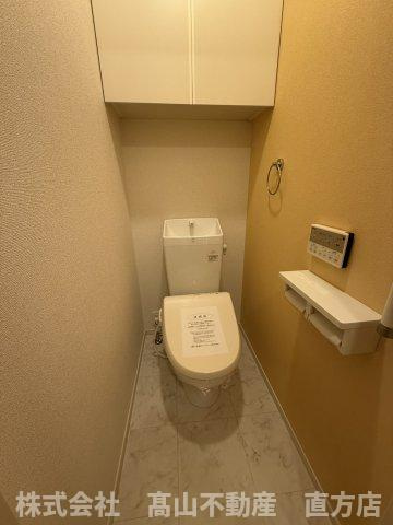 直方市大字感田のアパートのトイレ