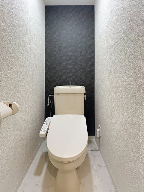 熊本市中央区水道町の賃貸マンションのトイレ
