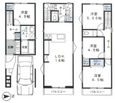 高槻市西冠２丁目　新築戸建の画像