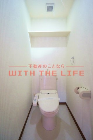 ブランドルフ【キャッシュバック対象物件】のトイレ|トイレもきれいです