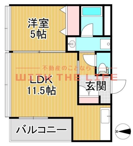 ブランドルフ【キャッシュバック対象物件】の間取り