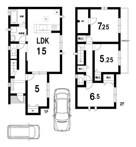 新築戸建の間取り