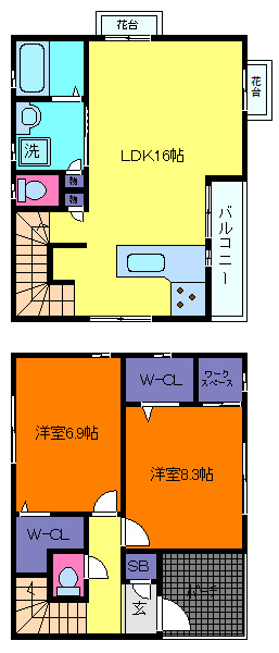 ソルパティオ熊内の間取り