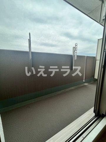 メルディアキューブ新長田のバルコニー