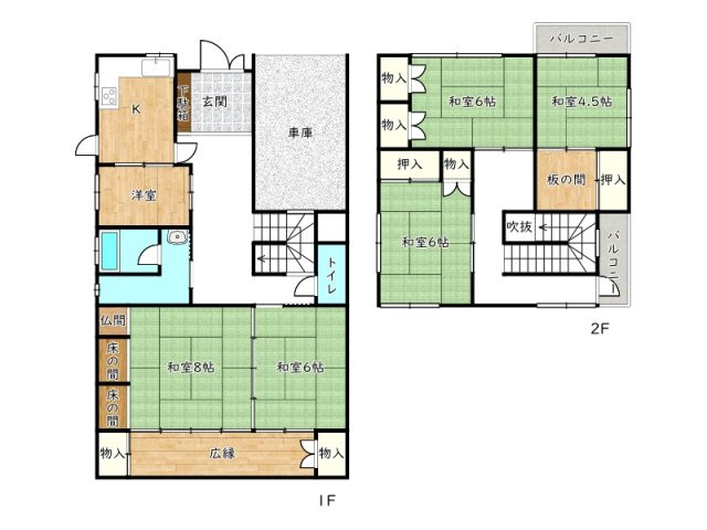 【間取り】 | 姫路市保城／中古戸建