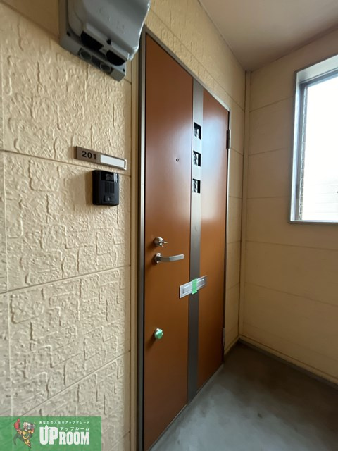 リバーサイド花長の玄関