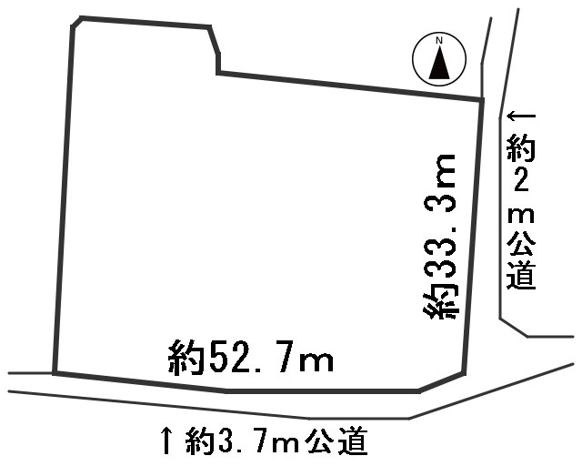 ６２７９０　山県市高富土地の区画図