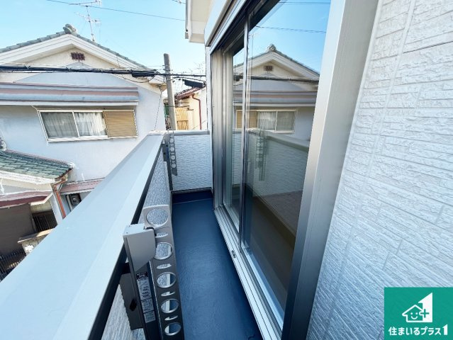 ◆松原市立部　新築一戸建てのバルコニー|日当たりのよいバルコニー！お部屋が開放的に！