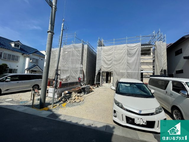 揖保郡太子町鵤　第6期　新築一戸建ての外観|現在建築中！落ち着いた街並みで新生活を始めることが出来そう！周辺の物件も併せてご紹介させて頂きます！