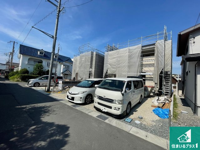 揖保郡太子町鵤　第6期　新築一戸建ての外観|現在の進捗状況です！順調に作業進行中、完成が待ち遠しいです！詳細の間取り等、お気軽にお問い合わせください！