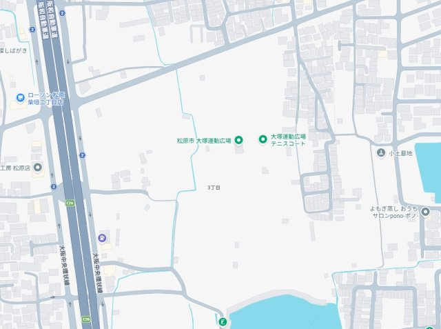 松原市立部　新築一戸建ての地図