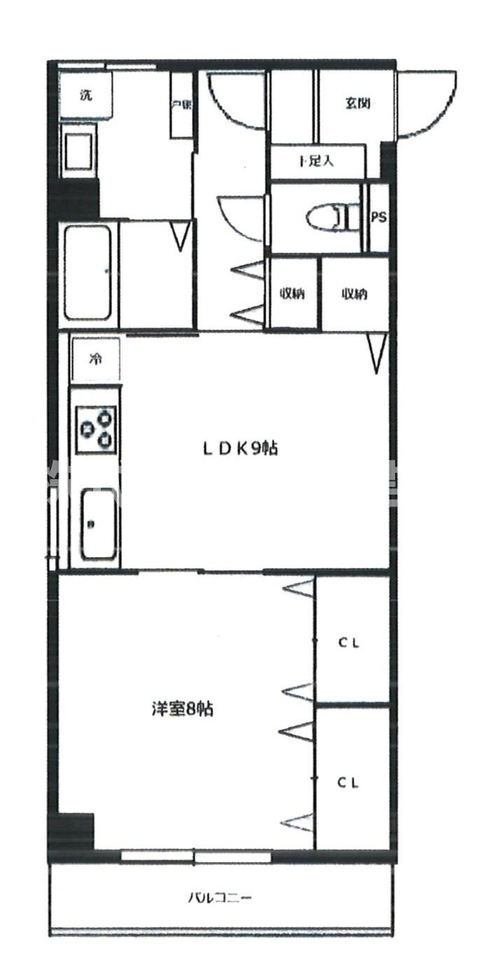 牛込台永谷マンションの間取り