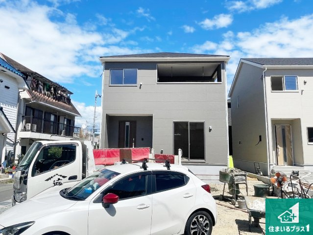 揖保郡太子町鵤　第6期　新築一戸建ての外観|安心の10年保証！外観を美しく保ち、雨水で汚れを落とします！気になることがありましたら、お気軽にお問い合わせください！