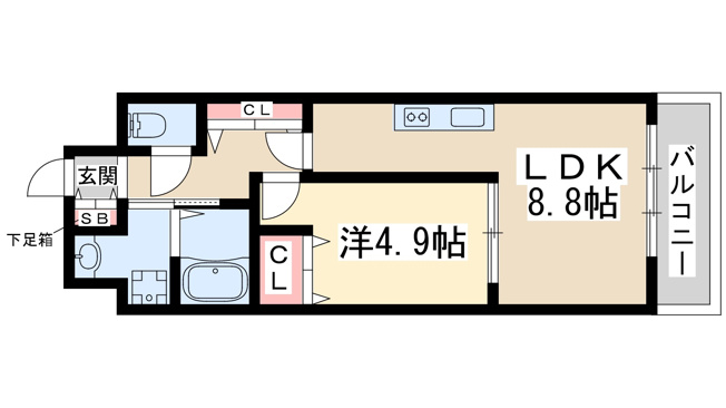 【間取り】 | フローレンス江坂