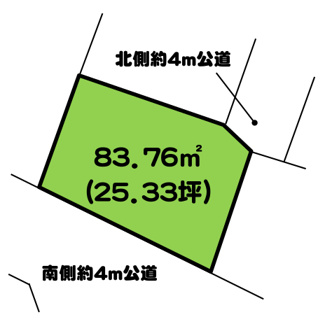 【土地図】 | 毛呂山町若山 古家あり売地