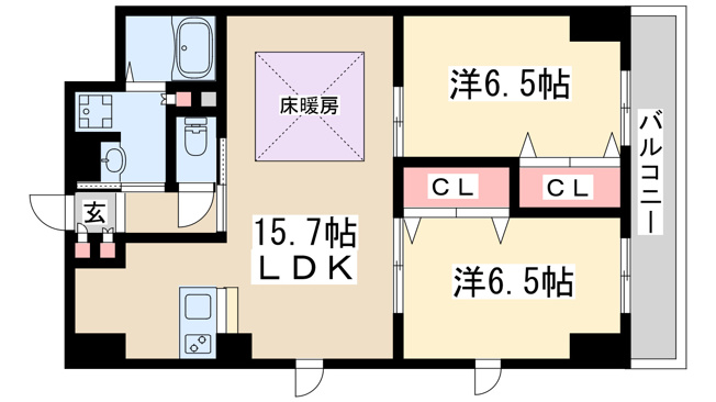 【間取り】 | 第1関根マンション