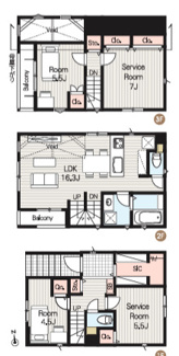  | 【名古屋市瑞穂区雁道町4丁目45新築戸建1号棟】仲介手数料無料！御劔小学校・瑞穂ヶ丘中学校