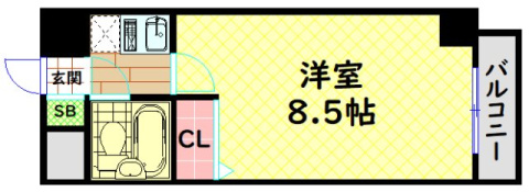 【間取り】 | シティアリーナ阿波座西