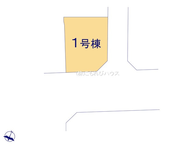 上尾市井戸木　4期　新築一戸建て　グラファーレ　01の区画図|1号棟