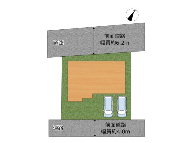 坂井町2丁目　中古戸建の区画図