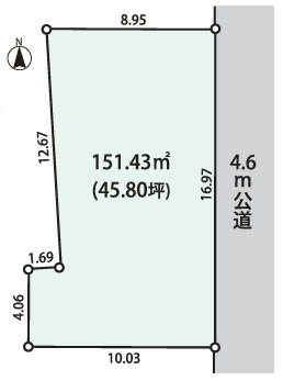 海老名市杉久保北１丁目　売地