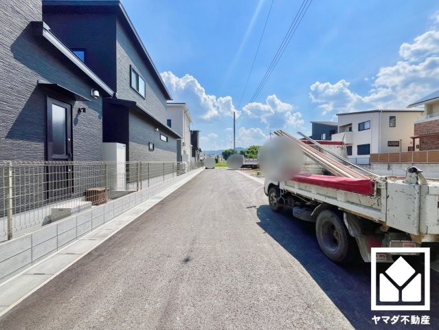 大津市下阪本１丁目　5期の前面道路含む現地写真|6月13日　　現地写真更新