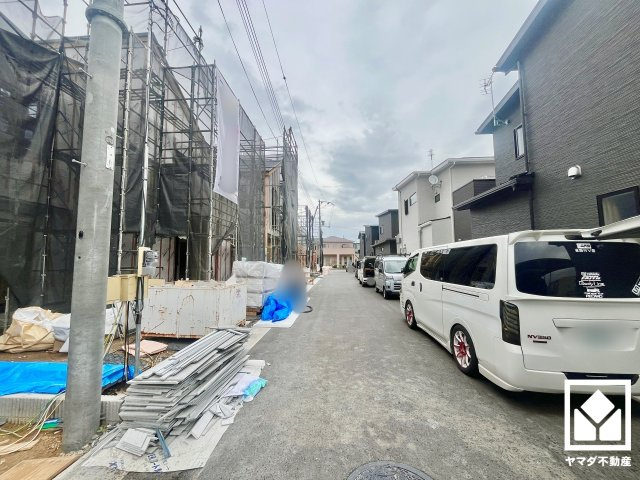 大津市下阪本１丁目　5期の前面道路含む現地写真|9月15日　　現地写真更新