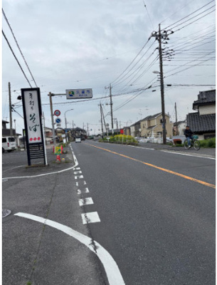 【その他】 | 加須市旗井　住居付店舗 | 前面道路