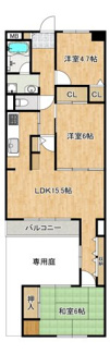 【間取り】 | メゾンドール諏訪森
