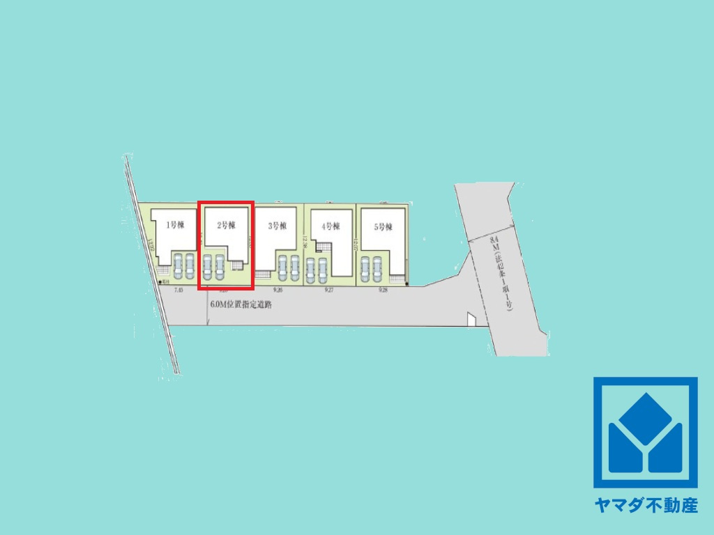 大津市下阪本１丁目　5期の区画図