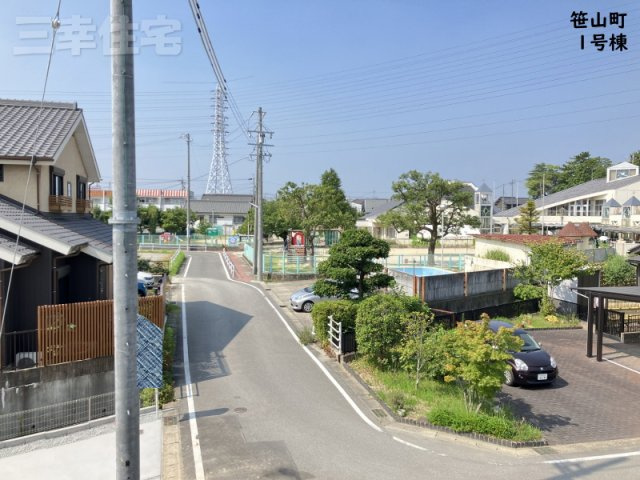 碧南市笹山町　2棟建ての周辺|眼下に広がる緑にホッとします。忙しい人ほどON/OFFの切り替えを