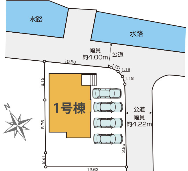 【仲介手数料無料】狭山市　広瀬１期　全１棟　狭山市の不動産なら西武ハウジングの区画図