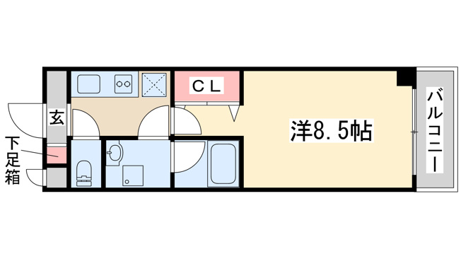 【間取り】 | リバースクウェア103