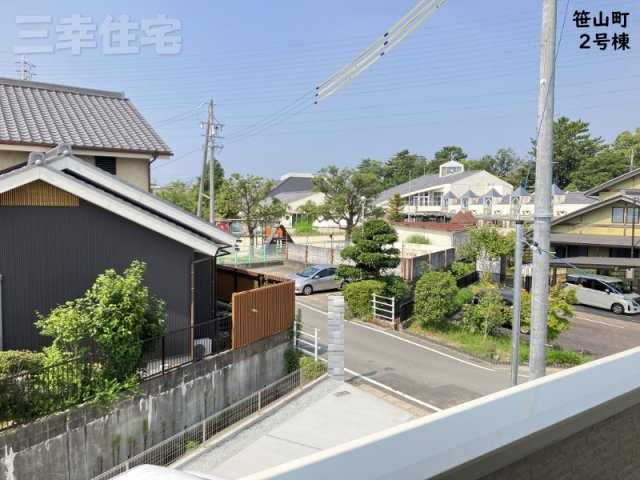 碧南市笹山町　２棟建ての周辺|バルコニーからの眺望、視界良好！
