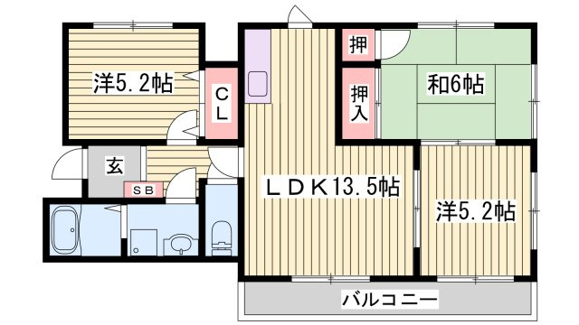 シティーオディオンの間取り