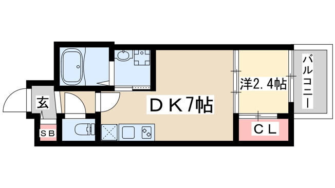 【間取り】 | セレニテ西中島アリア弐番館